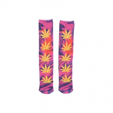 calza media uomo digitial plantlife sock PURPLE/YELLOW