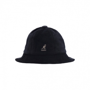cappello da pescatore uomo cord casual BLACK
