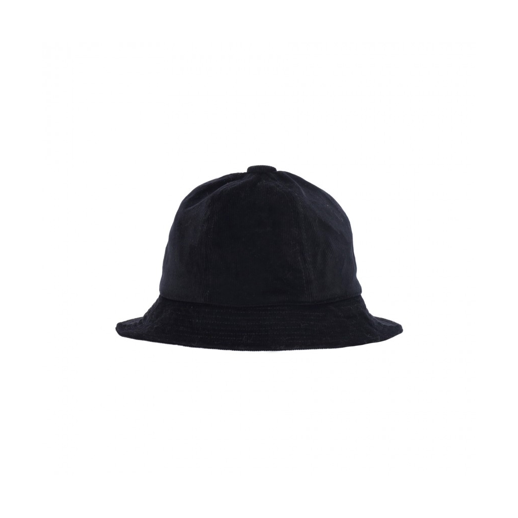 cappello da pescatore uomo cord casual BLACK