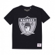 maglietta uomo nfl team logo tee oakrai BLACK