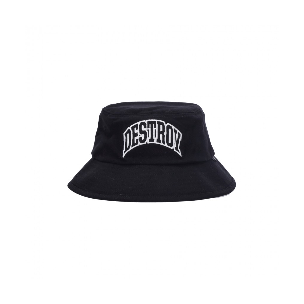 cappello da pescatore uomo destroy rebuild bucket BLACK