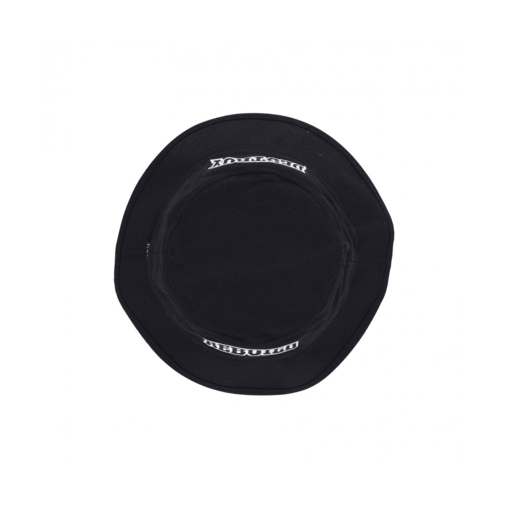 cappello da pescatore uomo destroy rebuild bucket BLACK