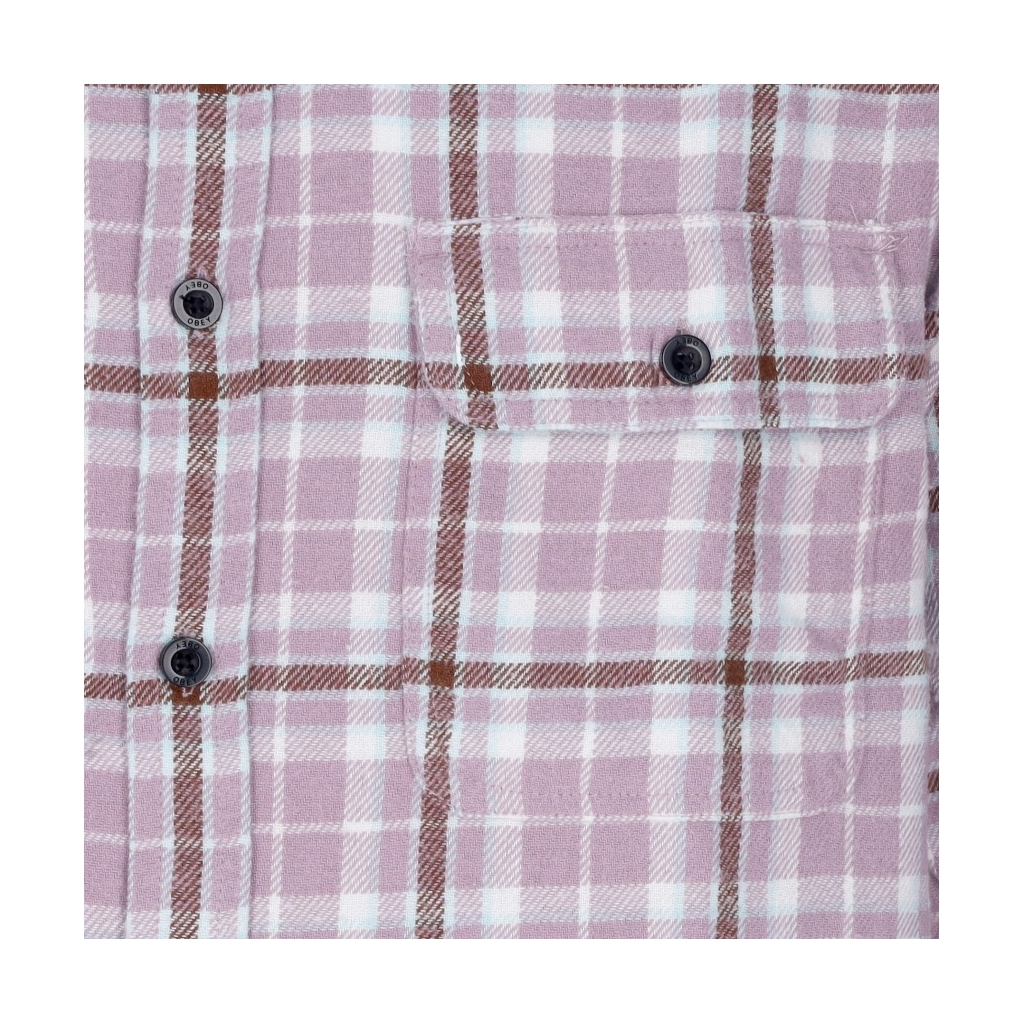 camicia manica lunga uomo cole woven l/s LILAC CHALK MULTI