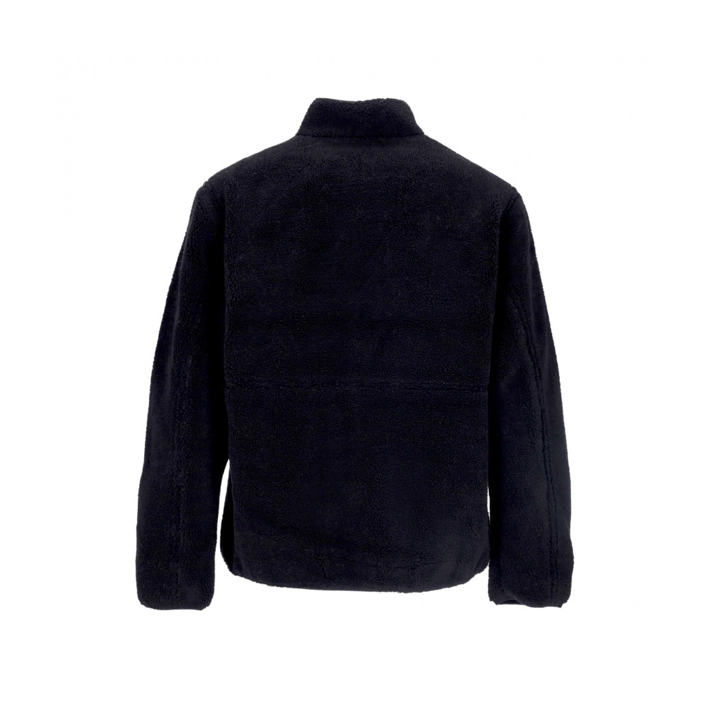 orsetto uomo trophy sherpa jacket reversible BLACK