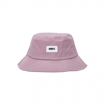 cappello da pescatore uomo bold label organic bucket hat ii LILAC CHALK