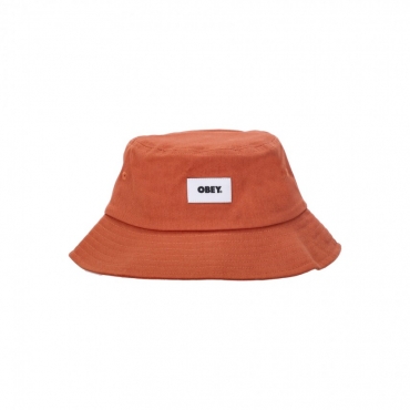 cappello da pescatore uomo bold label organic bucket hat ii BROWN SUGAR