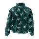 felpa collo alto uomo quake sherpa 1/4 zip FOREST GREEN