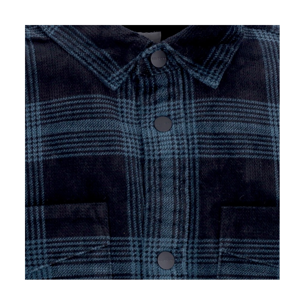 camicia imbottita uomo ginnis shirt jack GINNIS CHECK/DEEP TEAL