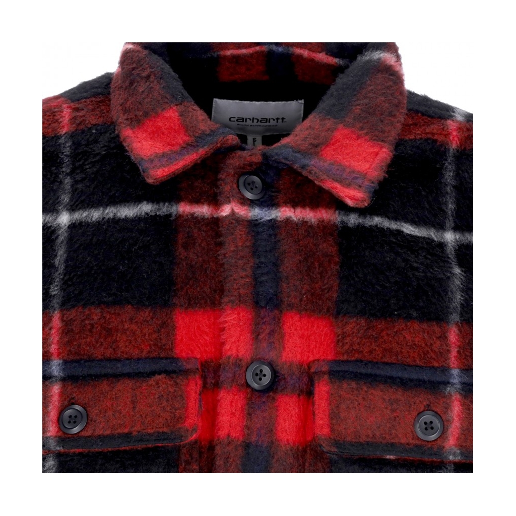 camicia manica lunga uomo manning shirt MANNING CHECK/BLACK/ROCKET