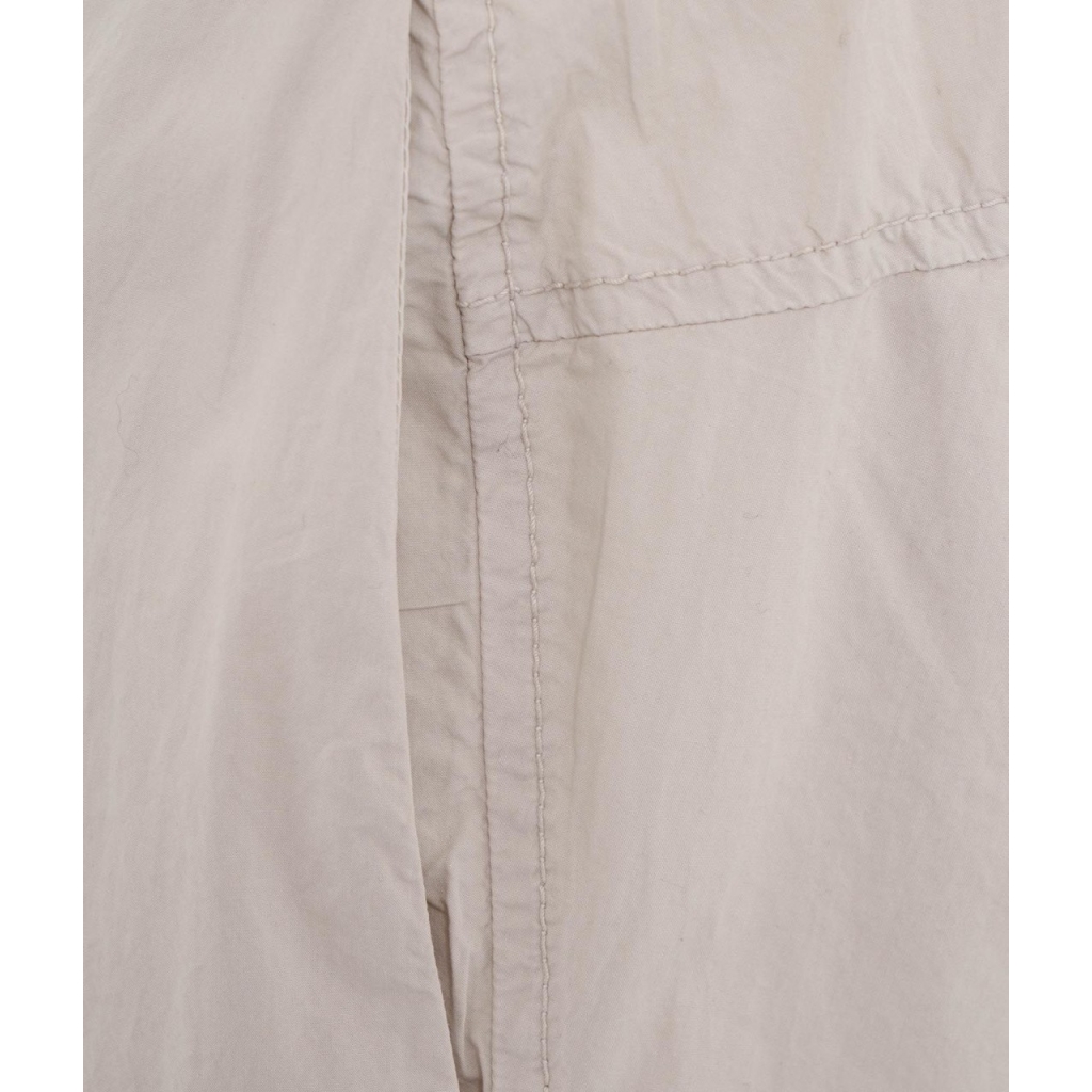 Pantaloni in cottone crema