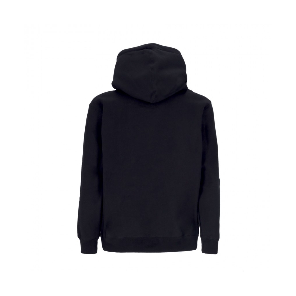 felpa cappuccio uomo og type extra hooded premium fleece BLACK