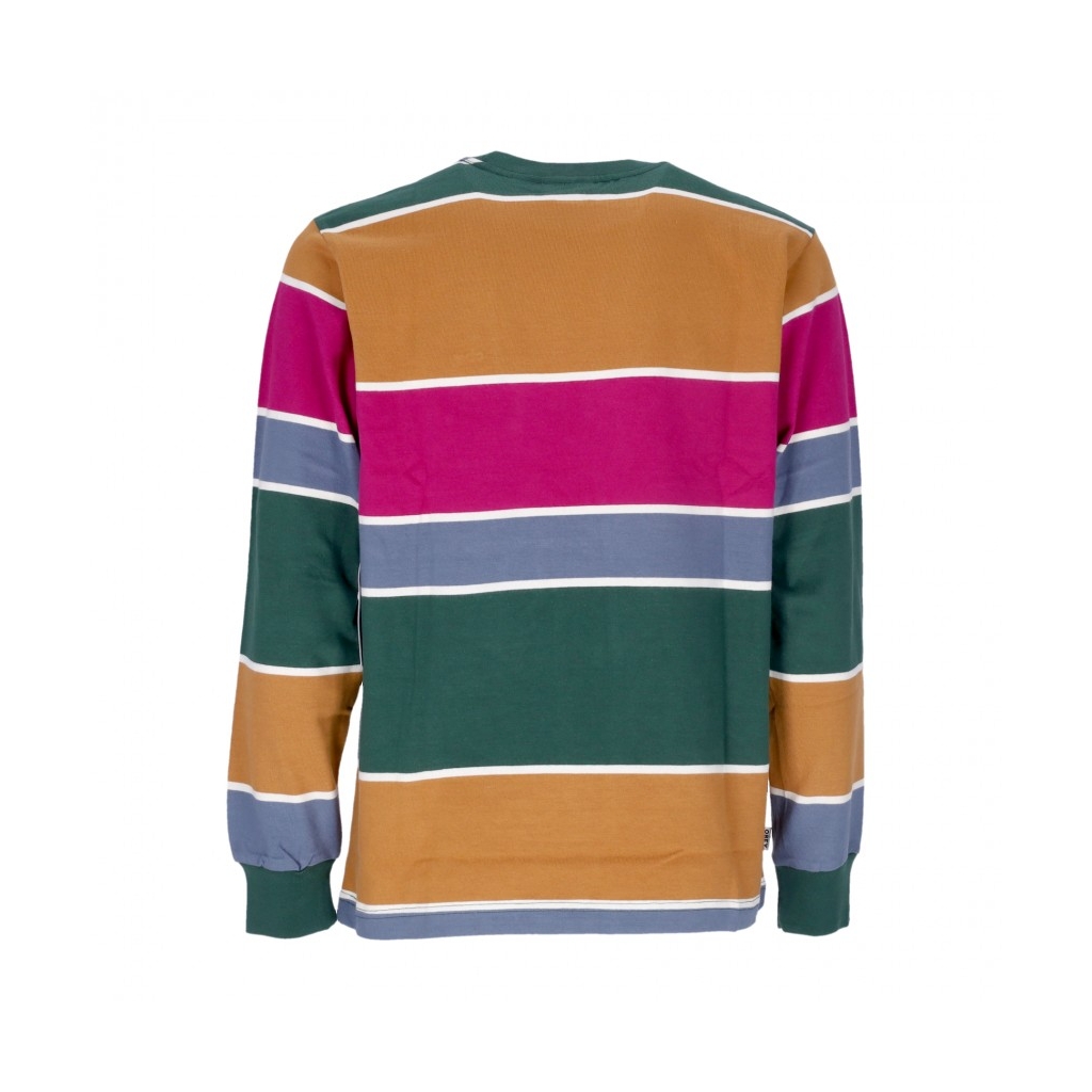 maglietta manica lunga uomo nationale stripe l/s tee DARK CEDAR MULTI