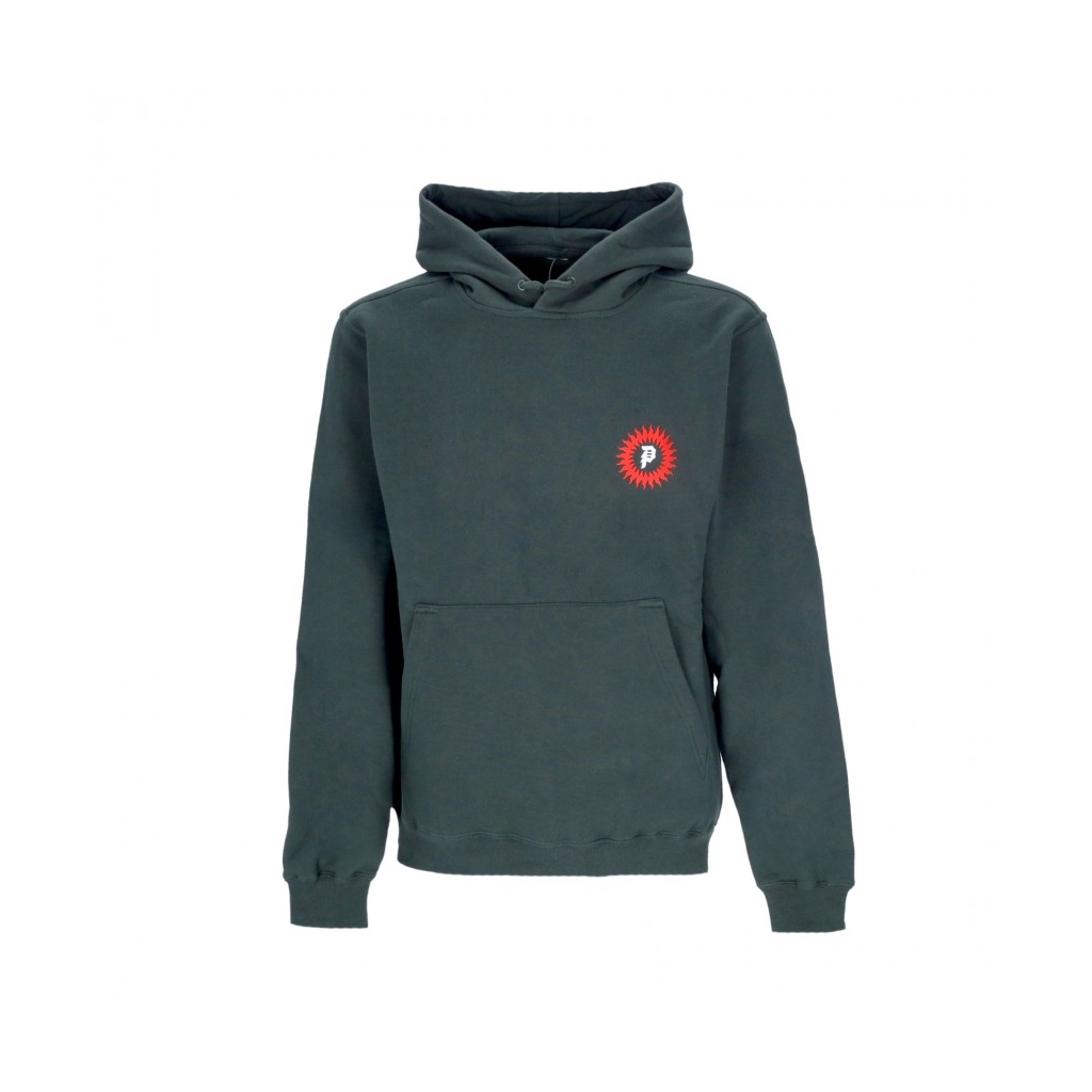 felpa cappuccio uomo red cap hoodie HUNTER GREEN