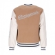 giubbotto college uomo dirty street college jacket CAMEL