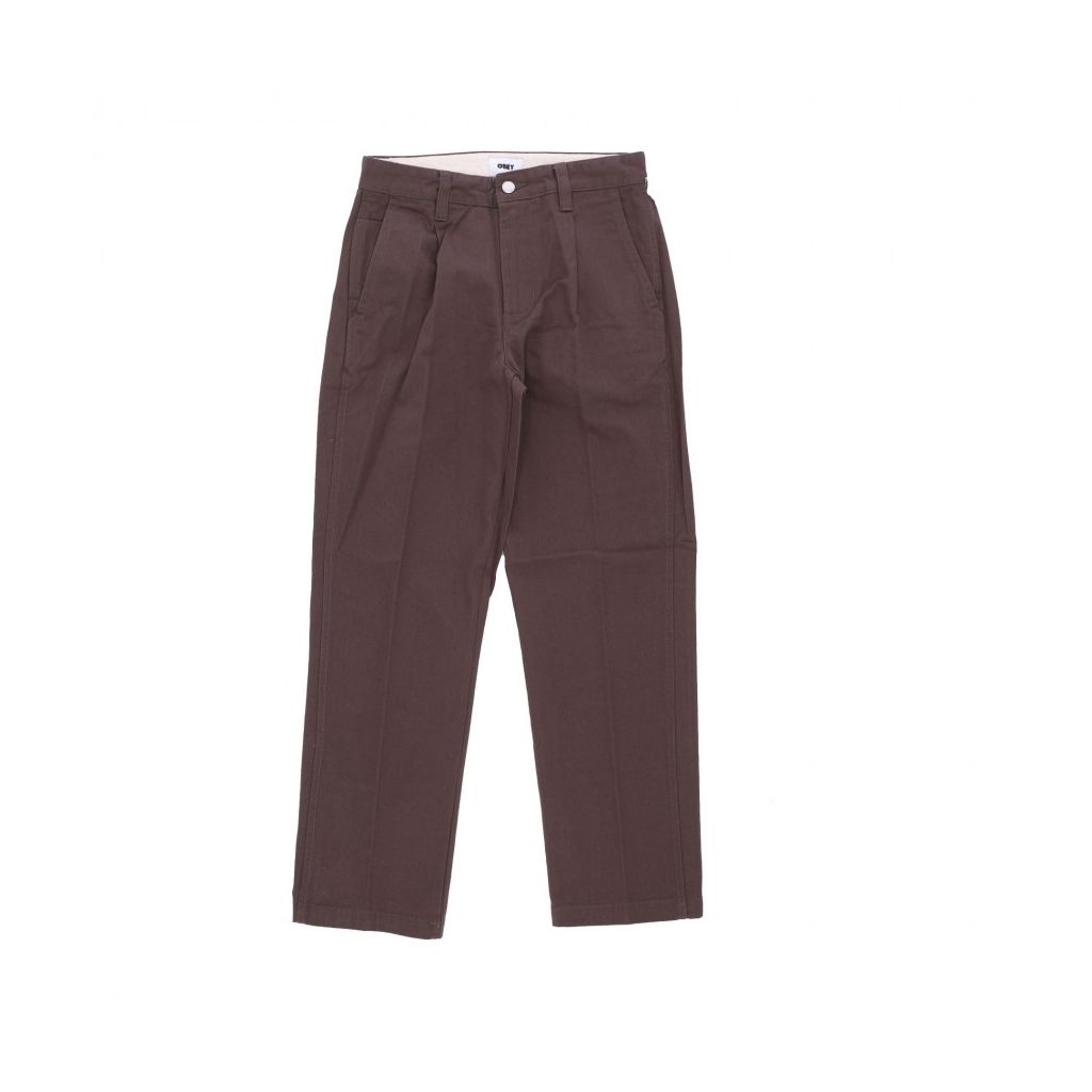 pantalone lungo uomo estate pant DARK BROWN