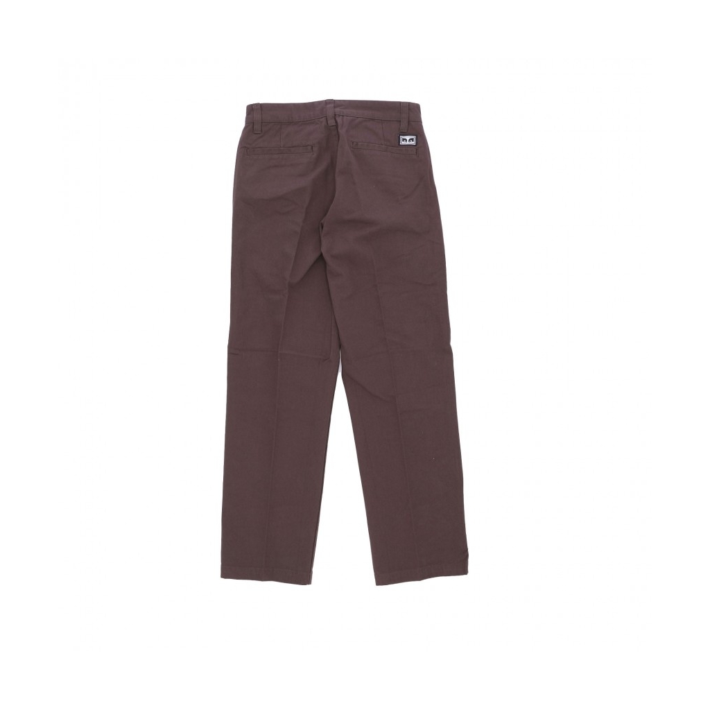 pantalone lungo uomo estate pant DARK BROWN