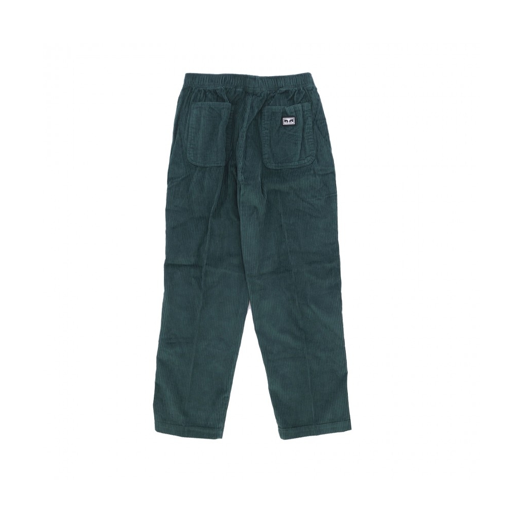 pantalone lungo uomo easy cord pant DARK CEDAR