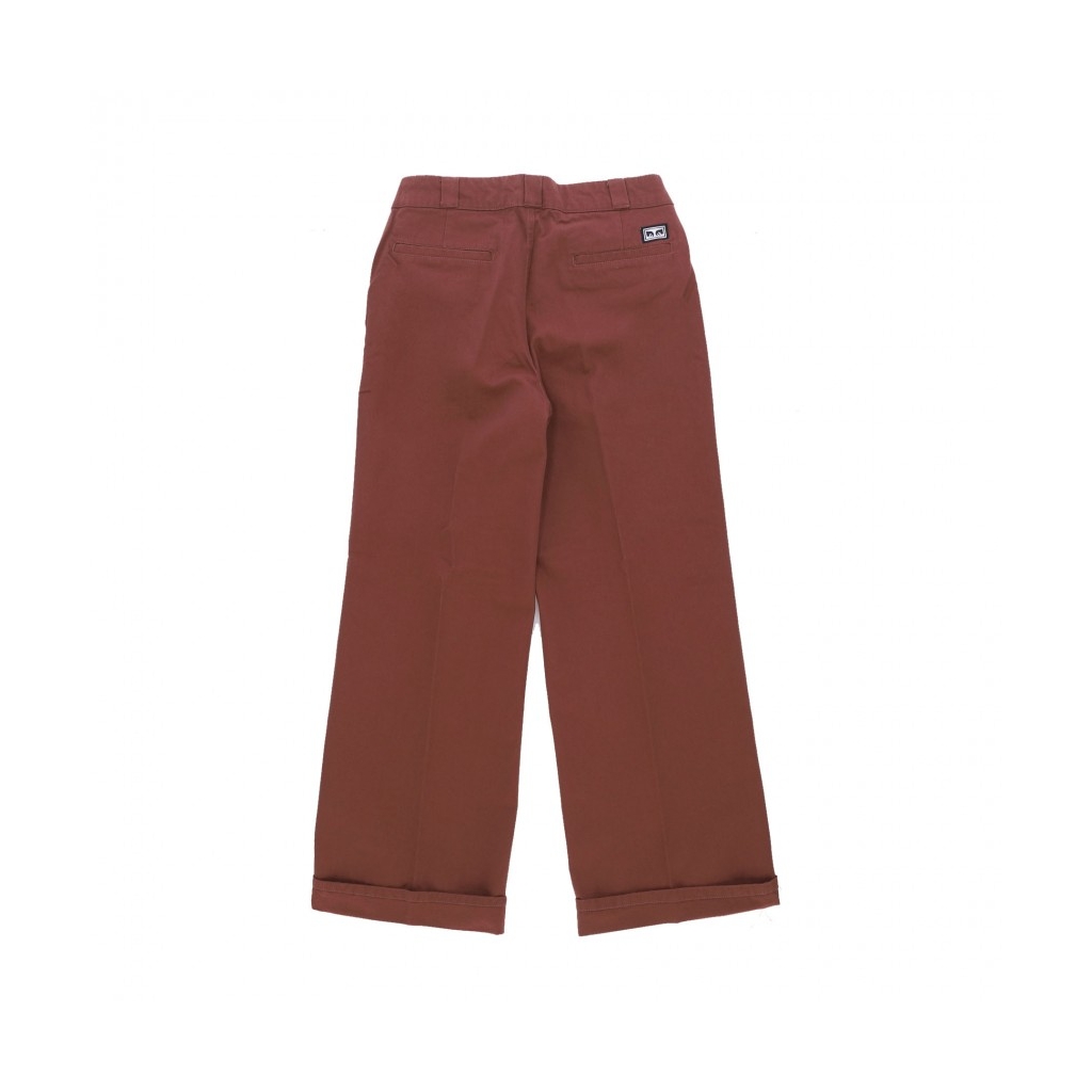 pantalone lungo donna mila work pant SEPIA