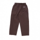 pantalone lungo uomo big easy canvas pant DARK BROWN