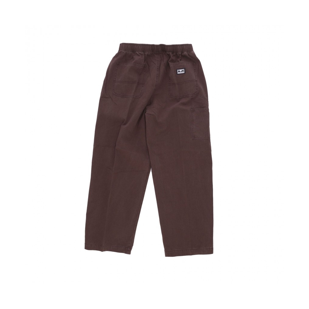 pantalone lungo uomo big easy canvas pant DARK BROWN