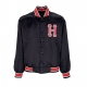 giubbotto bomber uomo crackerjack satin baseball jacket BLACK