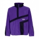 felpa collo alto uomo range quarter zip polar fleece PURPLE