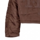 giubbotto corto donna paisley satin bomber BROWN