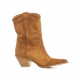 Cowboy Boots in pelle scamosciata marrone