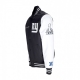 giubbotto bomber uomo nfl team origins varsity satin jacket neygia BLACK/WHITE