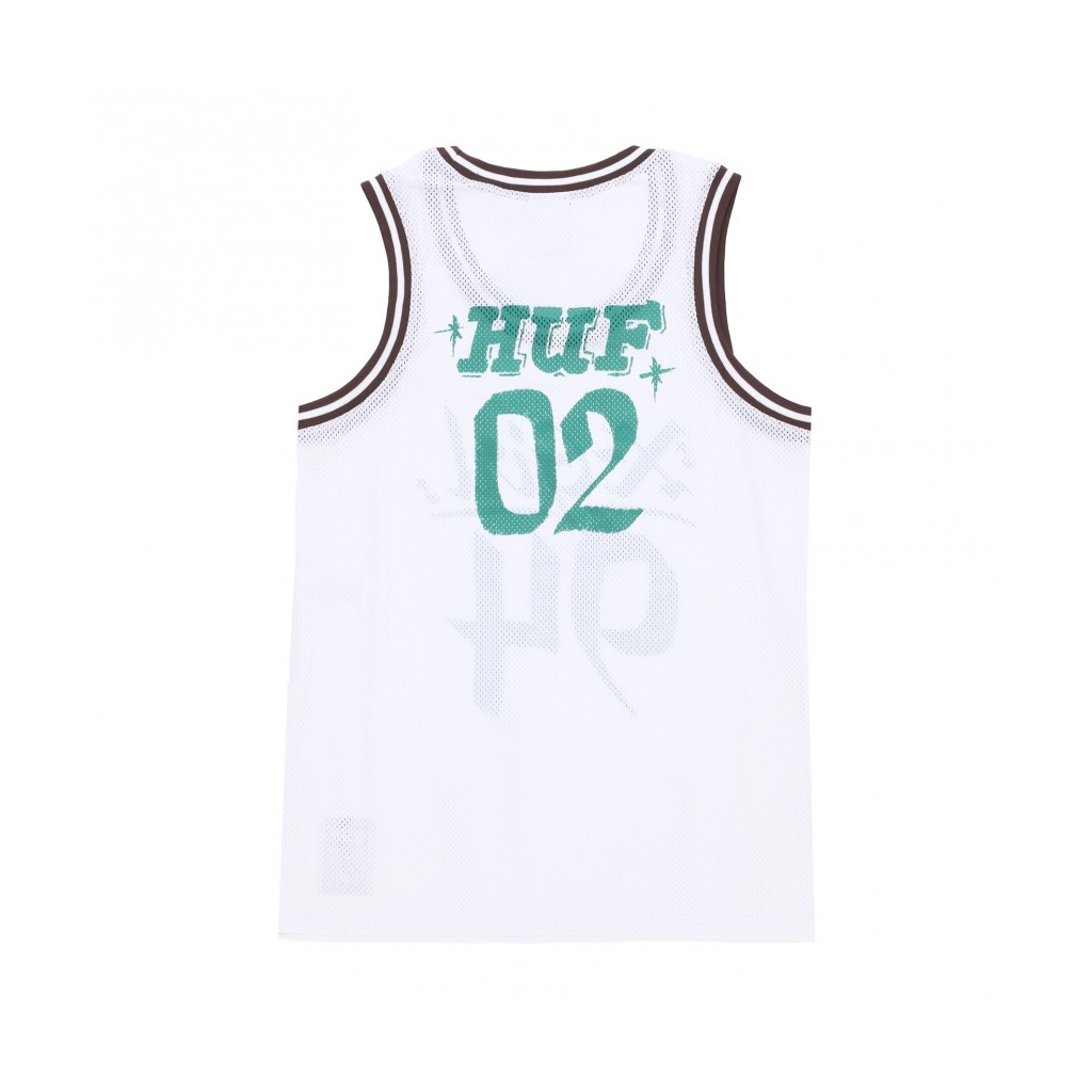 canotta tipo basket donna home team jersey x x-girl WHITE