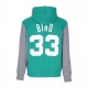 felpa cappuccio uomo nba fashion fleece hoodie 1986 no 33 larry bird hardwood classics  boscel ORIGINAL TEAM COLORS