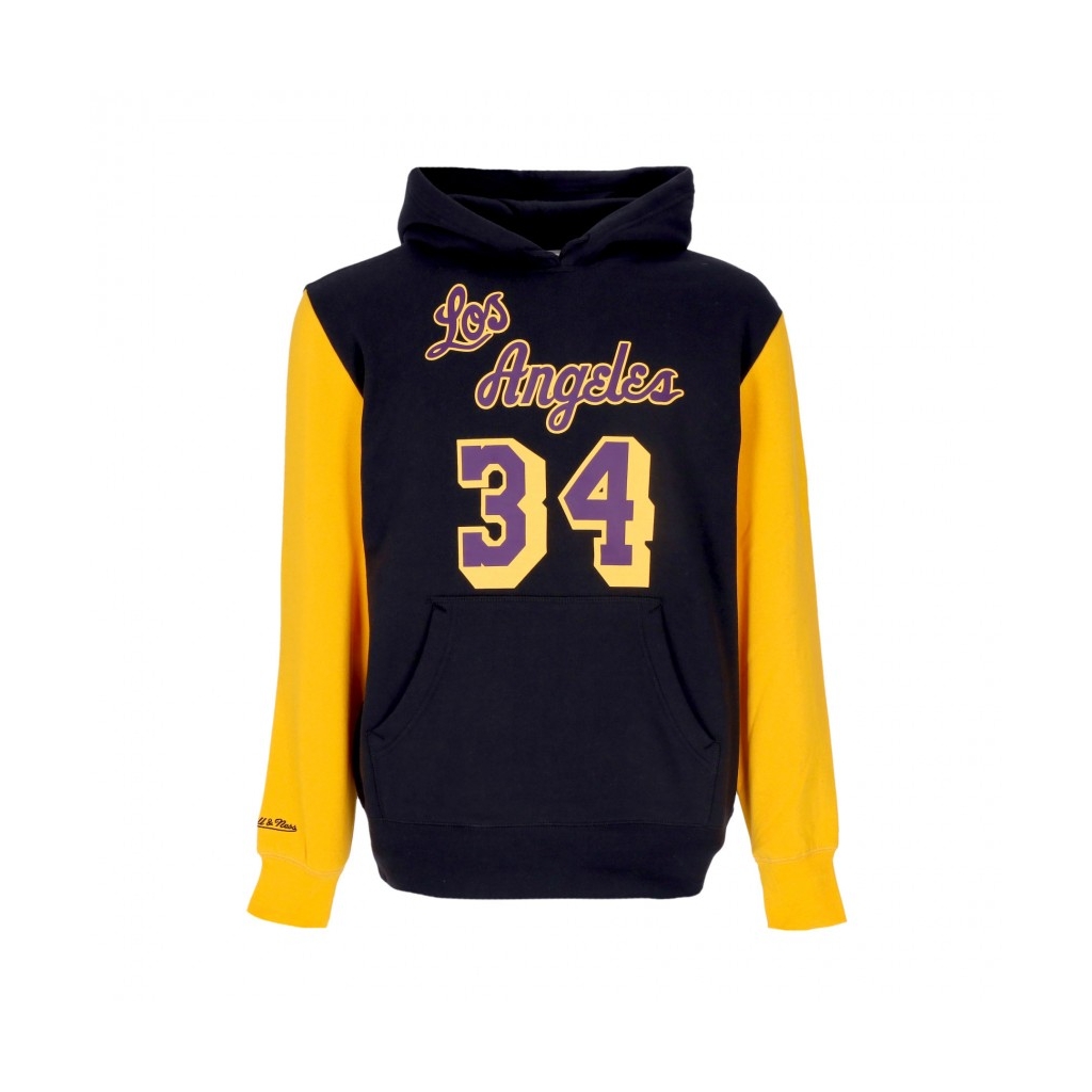 felpa cappuccio uomo nba fashion fleece hoodie 2004 no 34 shaquille oneal hardwood classics loslak ORIGINAL TEAM COLORS