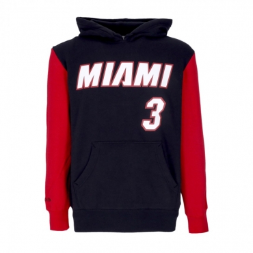 felpa cappuccio uomo nba fashion fleece hoodie 2006 no 3 dwyane wade hardwood classics  miahea ORIGINAL TEAM COLORS