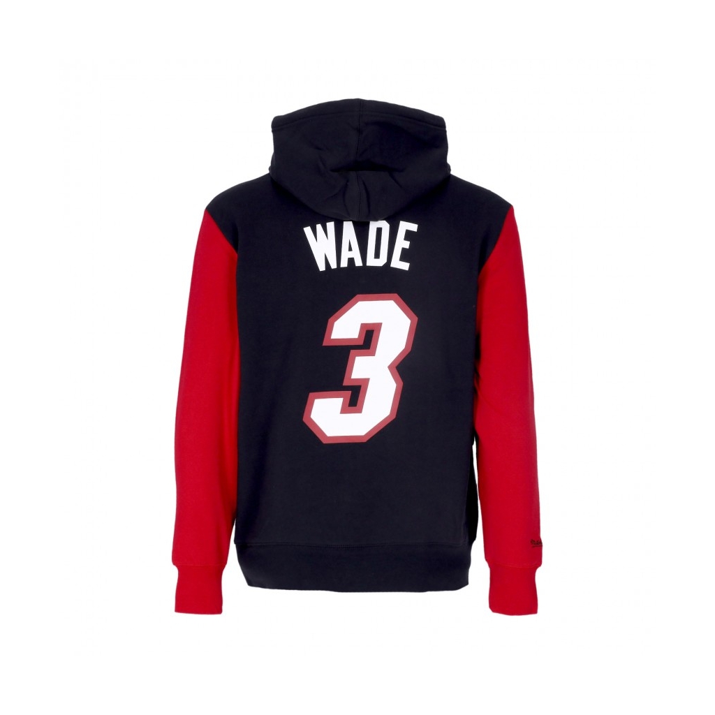 felpa cappuccio uomo nba fashion fleece hoodie 2006 no 3 dwyane wade hardwood classics  miahea ORIGINAL TEAM COLORS