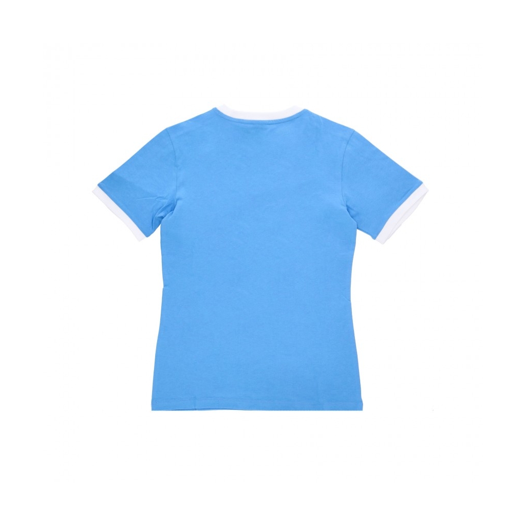 maglietta donna 3 stripes tee PULSE BLUE