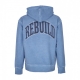 felpa cappuccio uomo destroy rebuild fader hoodie BLUE