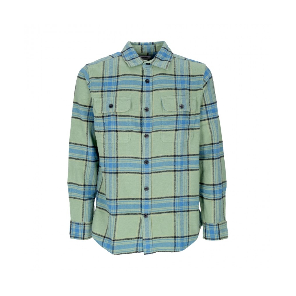 camicia manica lunga uomo eugene l/s woven shirt JADE MULTI