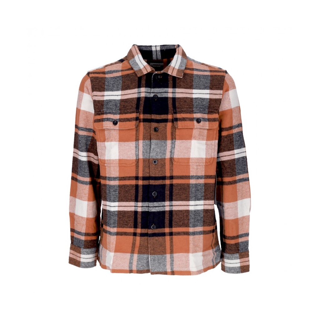 camicia manica lunga uomo trent l/s woven shirt COPPER MULTI