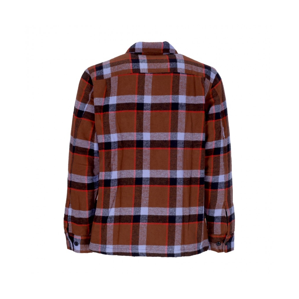 camicia imbottita uomo lloyd shirt jacket SEPIA MULTI