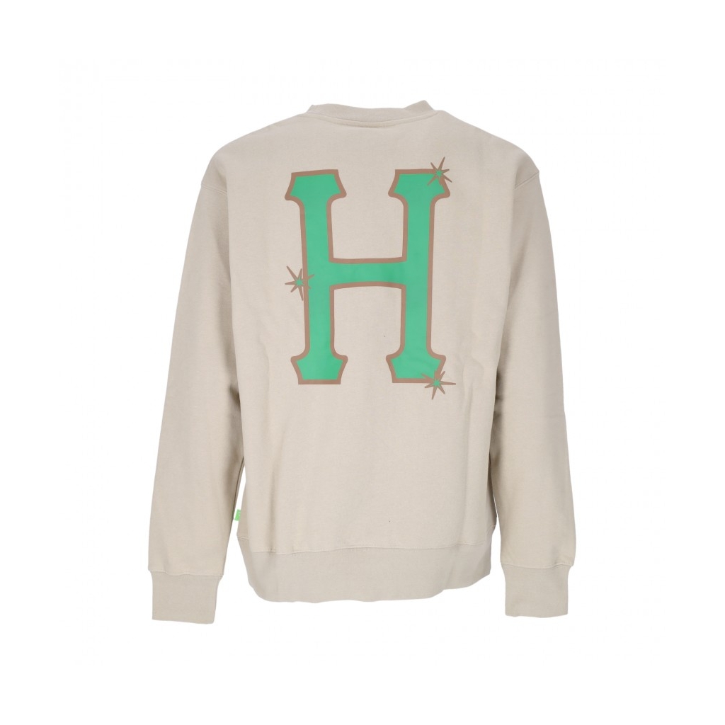 felpa girocollo uomo sideline crewneck SAND