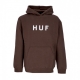 felpa cappuccio uomo essentials og logo p/o hoodie CHOCOLATE