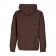 felpa cappuccio uomo essentials og logo p/o hoodie CHOCOLATE