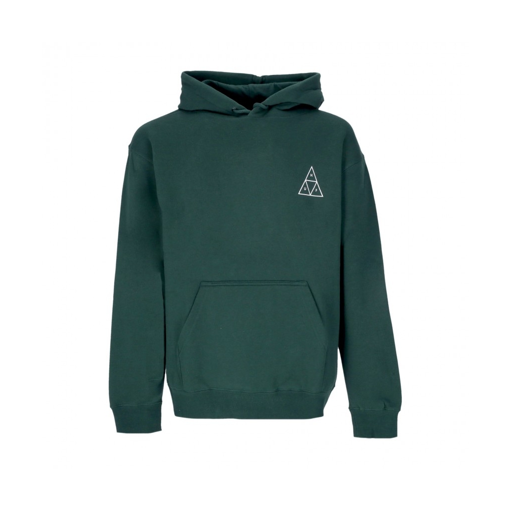 felpa cappuccio uomo essentials tt p/o hoodie FOREST GREEN