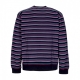 felpa girocollo uomo anden stripe crew specialty fleece BLACK MULTI