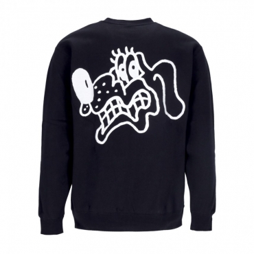 felpa girocollo uomo rabid crew specialty fleece BLACK