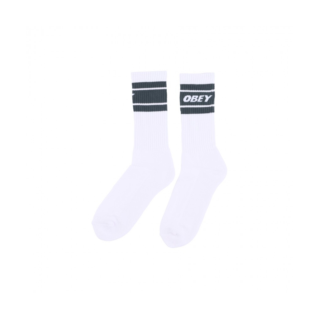 calza media uomo cooper ii socks WHITE/DARK CEDAR