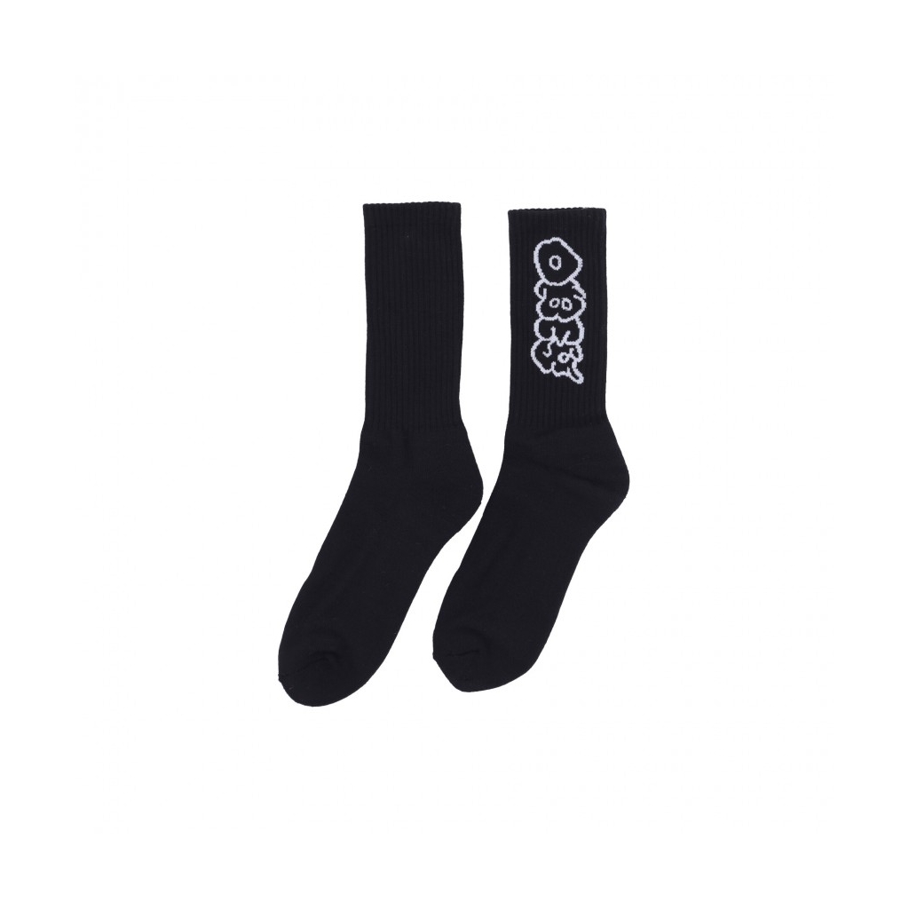 calza media uomo brux socks BLACK