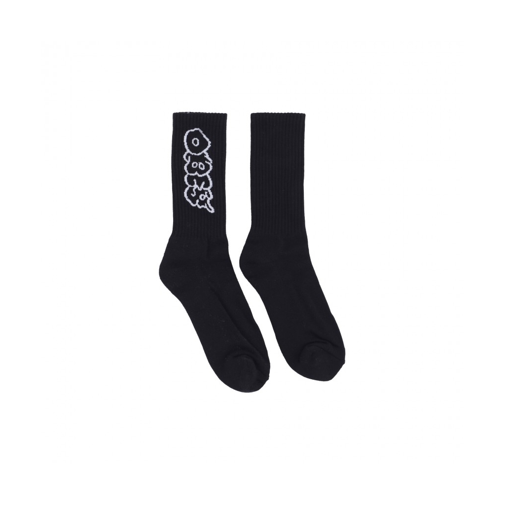 calza media uomo brux socks BLACK