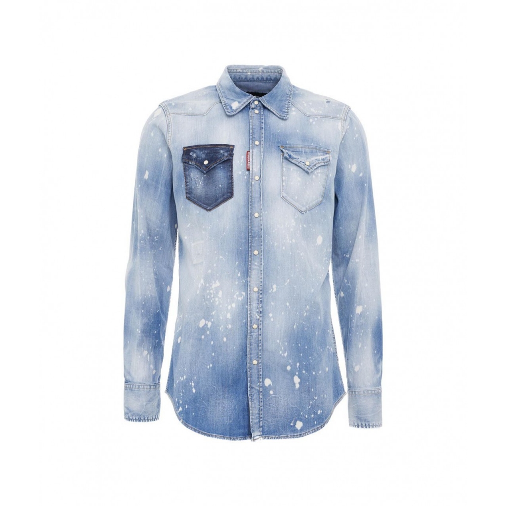 Camicia in jeans Bob blu