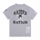 maglietta uomo nfl team origins top oakrai GREY HEATHER